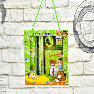 Cute 6PCS School Stationary Supplies Set