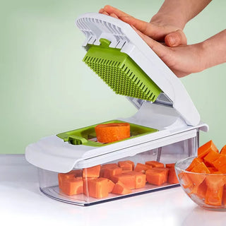 18-Piece Set Vegetable Cutter Shredder Multifunctional Slicer Potato Chopper Carrot Grinder Kitch Fruit Veggie Cutting Tools