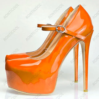 Platform Round Toe Pumps Shoes