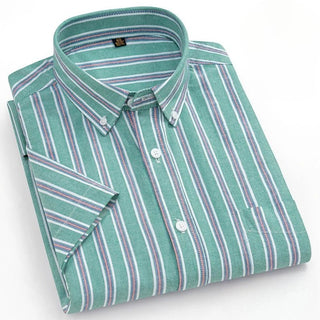 Elegant Designer Short Sleeve Plaid Shirts - Epictzar Intl.