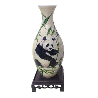 3D Puzzle Flower Vase with Base Building Blocks Unique Flower Arrangement DIY Flowerpot Living Home Decoration Ornaments