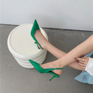 Women Transparent High Heel Sandals