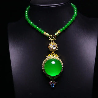 Exquisite Ice Jewelry Perfect Inlaid Pendant