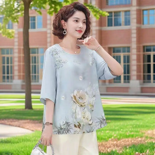Mom's Fashion 3/4 Sleeve Top