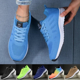 Trendy Flat Lace Up Running Shoes - Epictzar Intl.
