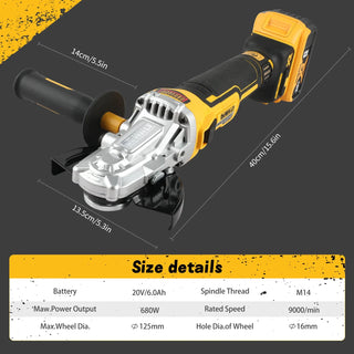 Handheld Rechargeable Cutting Angle Grinder