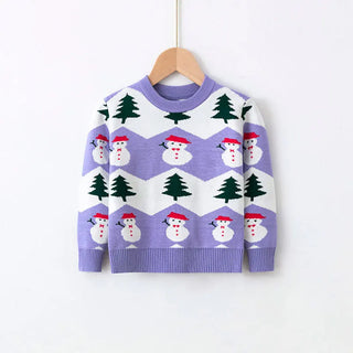 Girls Knitwear Warm Cartoon Sweater