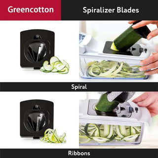 Vegetable shredders and spirals - food shredders with containers, fruit slicers, kitchen accessories, household essentials