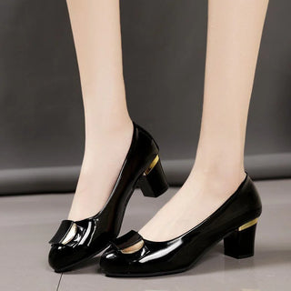 Ladies Square Heel Formal Wear Shoes