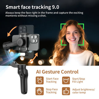AI Face Tracking Anti-Shake Stabilizer
