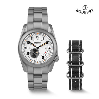 Titanium Quartz Sport Business Wristwatch