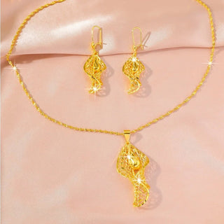 Luxury Wedding Water Drop Necklace Earrings - Epictzar Intl.