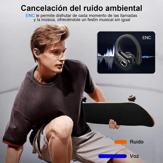 LED Wireless Power Display Sports Earbud