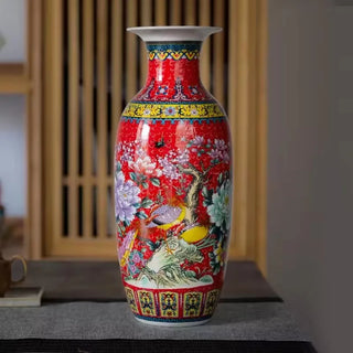 Ceramic Flowers Decoration Arrangement Vase
