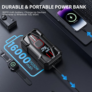 Car Jump Starter & Air Compressor
