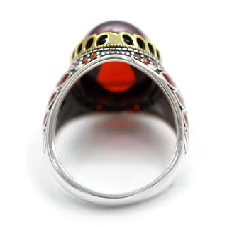 Luxury Festival Party Red Zircon Ring