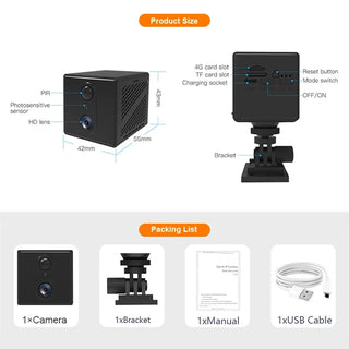 Mini Indoor Surveillance Security Camera