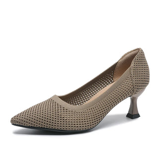 Breathable Knitted Lightweight Pointed Shoes