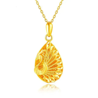 Peacock Hollow Pendant Ancient Necklace - Epictzar Intl.