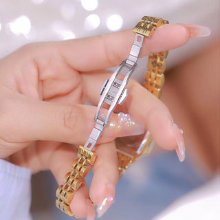 Women Watch Luxury Diamond Roman Dial Ladies Watches Fashion Elegant Stainless Steel Bracelet Square Quartz Female Wristwatch