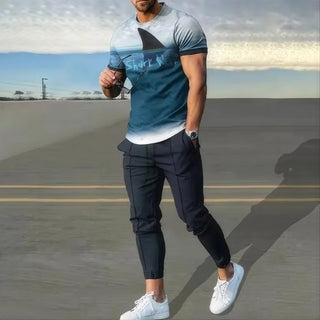 Men's Sports Short Sleeve Set