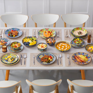 Bohemian Porcelain Ceramic 24Pcs Dinnerware Set