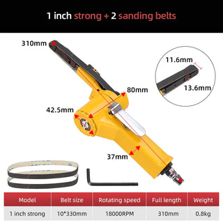 Air Belt Grinder Sanding Machine