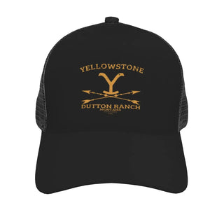Unisex Cap Casual Mesh Baseball Cap Yellowstone Adjustable Snapback Hat For Hip Hop Trucker Cap