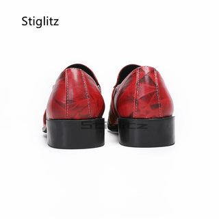 Embroidery Metal Toe Luxury Wedding Shoes