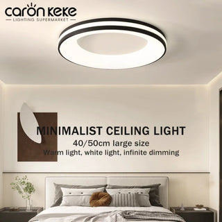 Dimmable Nordic LED Circular Ceiling Lamp
