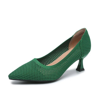 Breathable Knitted Lightweight Pointed Shoes