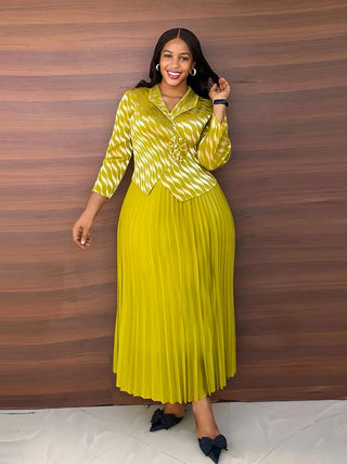 Luxury Evening Party Formal Pleated Dress