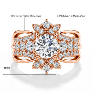 Luxury Moissanite Bridal Engagement Wedding Band