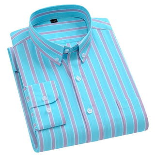 Business Men's Striped Formal Shirt