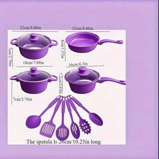 Colorful Nonstick Saucepan Cookware Set - Epictzar Intl.
