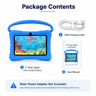 Android 14 Kids Quad-Core Toddler Tablet