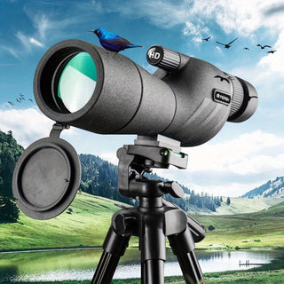 Variable Frequency Transparent Monocular