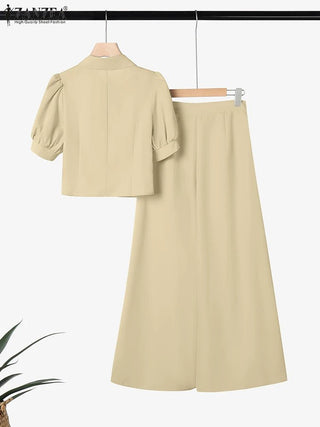 Women Stylist Wide Leg Pant Sets - Epictzar Intl.