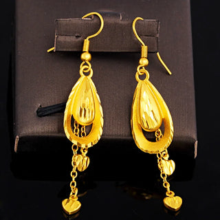 Elegant Ancient-carved Vintage Earrings