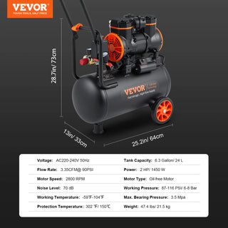 Portable Oil-free Whisper Air Compressor
