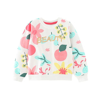 Jumping Meters 2-7T Girls Sweatshirts Rainbow Butterfly Girls Cute Toddler Kids Clothing Autumn Spring Sport Baby Hooded Shirts