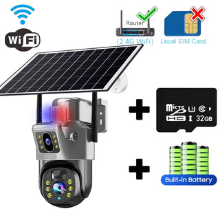 HD Solar Video Surveillance Camera