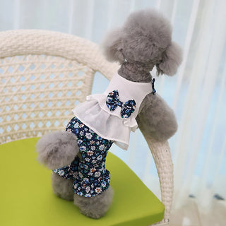 Tulle Floral Design Pet Jumpsuit