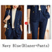 Blue Pant Suits