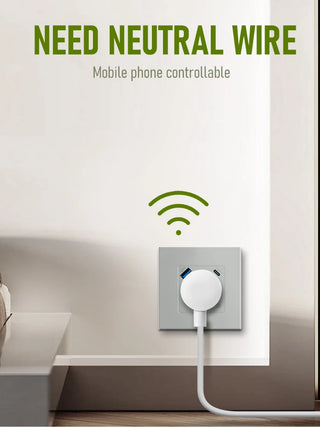 EU Wall Socket Tuya Smart Socket Wifi Electrical Outlets Power Monitor Google Smart Life Alexa Voice Control Glass Panel