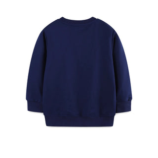 Playful Dinosaur Print Long Sleeve Sportwear