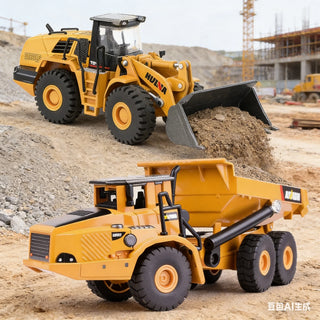 Construction Dump Truck Loader Toy Set