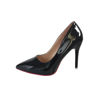 Classic Leather High Heels Shoes