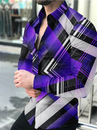 Soft Comfortable Lapel Men's Shirt