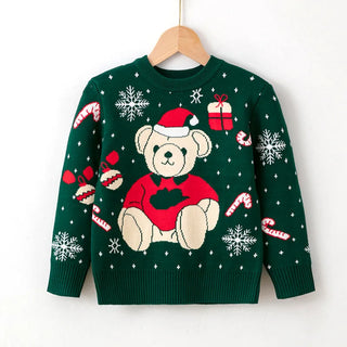 Girls Knitwear Warm Cartoon Sweater